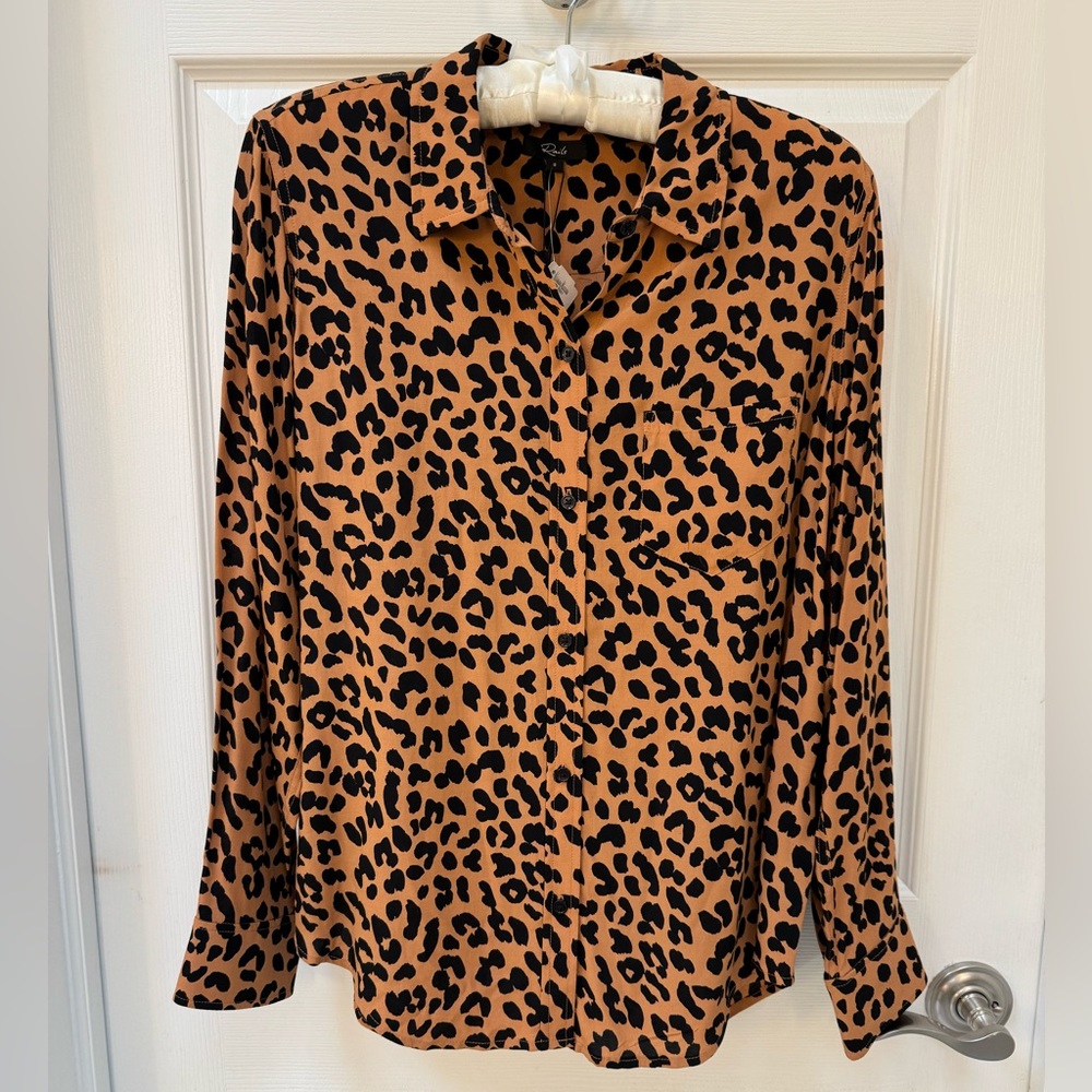 Rails Jaguar Print Blouse